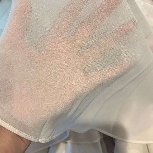 ALLSAINTS Cassandra Ume viscose/poly mini Dress in Petal Pink, 6! - Picture 9 of 10